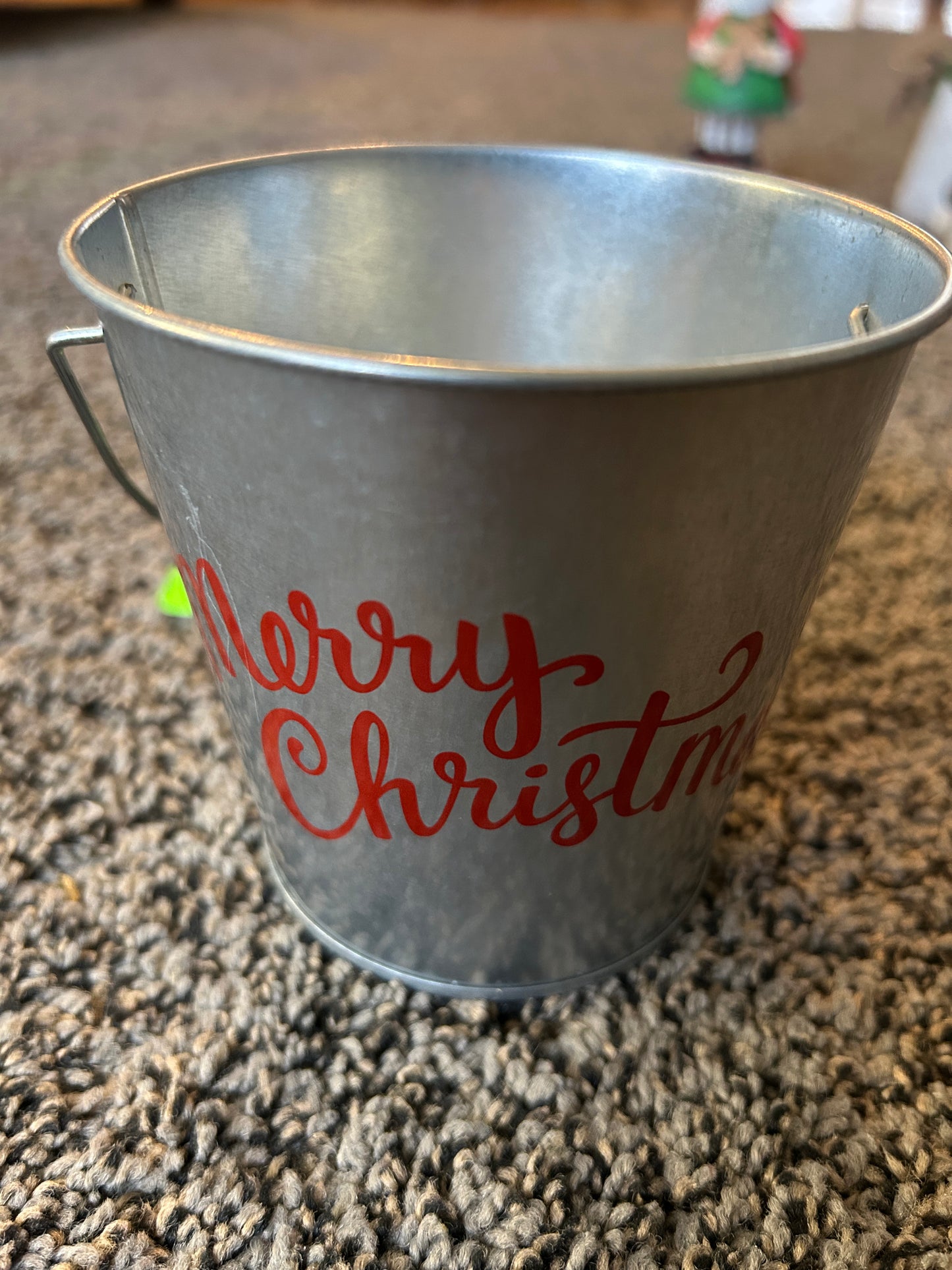 Christmas Silver Tin