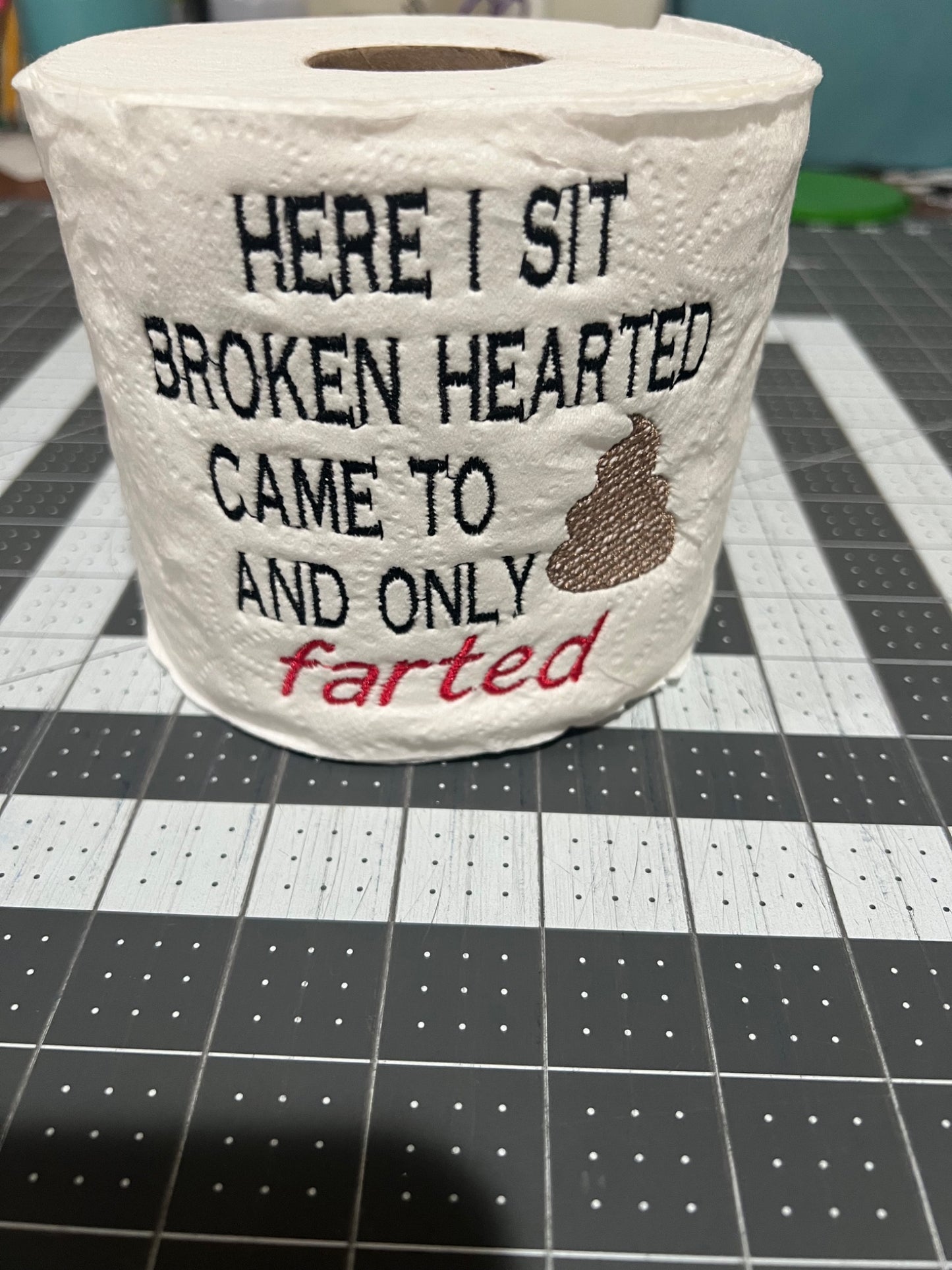 Embroidered toilet paper - 1