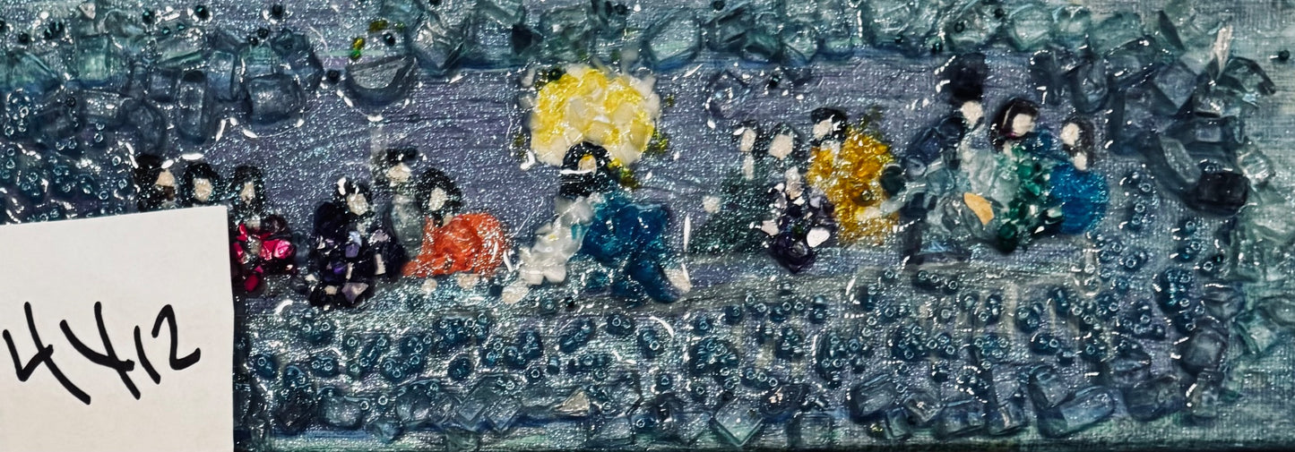 Last supper blue