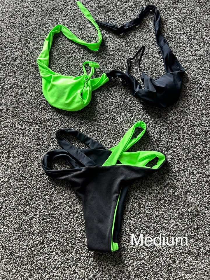 Jlb - Black Green Swimsuit