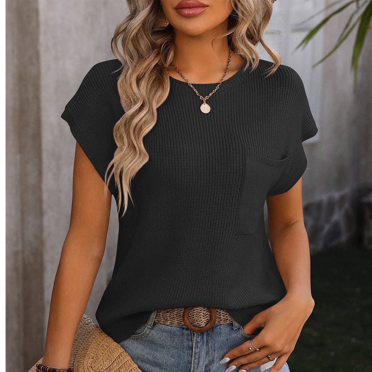 Alia Pocket Top