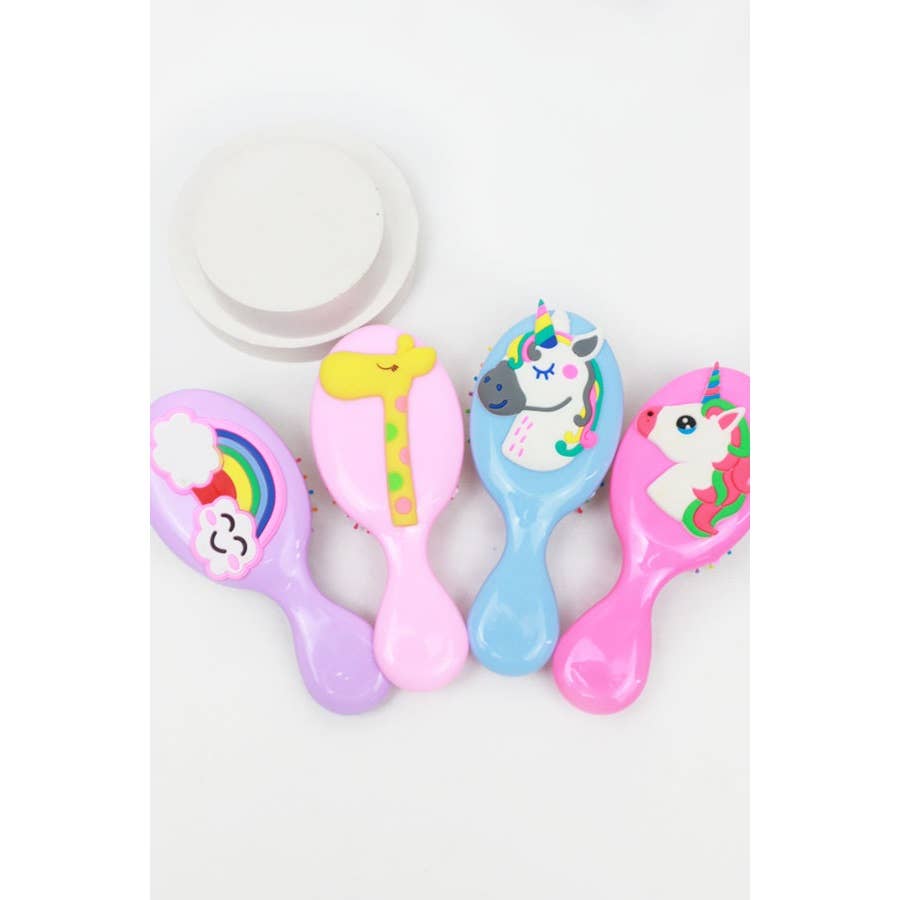 Kids Colorful Hair Brushes - 4 Styles