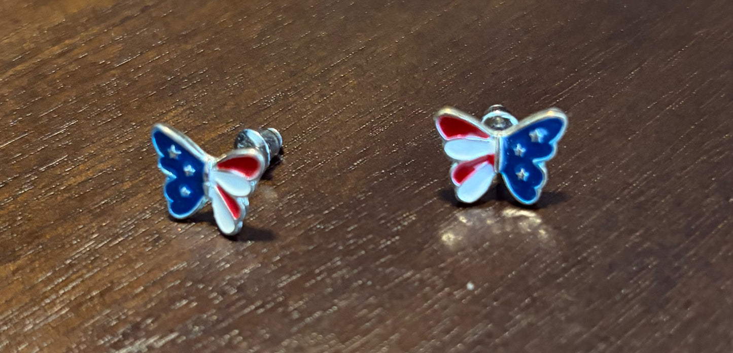 Jlb - Flag Earrings