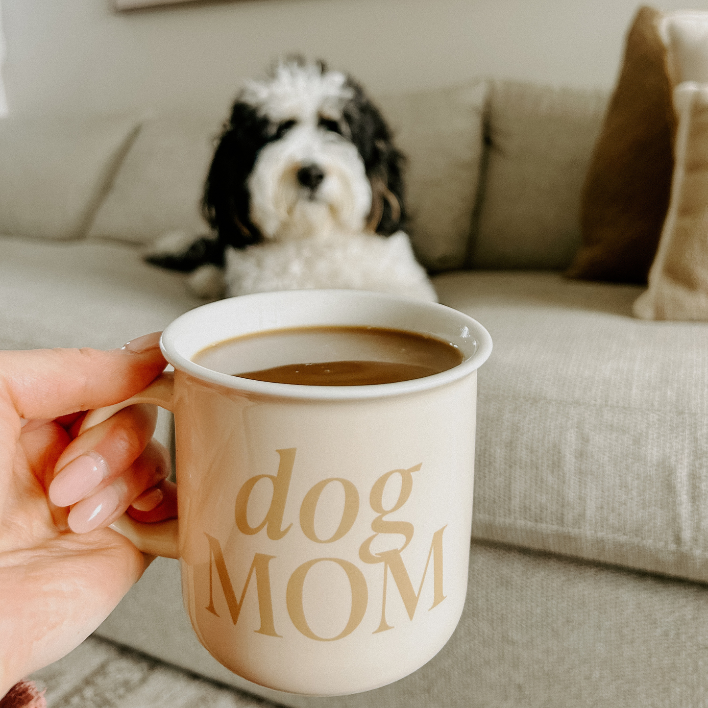 Mug: Dog Mom Campfire Coffee Mug - 11 oz
