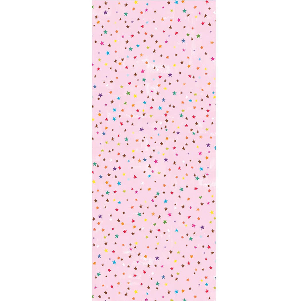 TISSUE PS STARS PINK