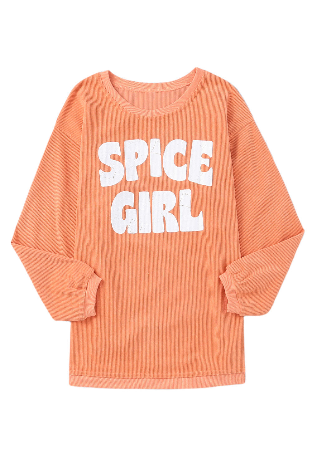 Corded SPICY GIRL Graphic Sweatshirt