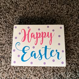 Jmb - Easter Wood Block