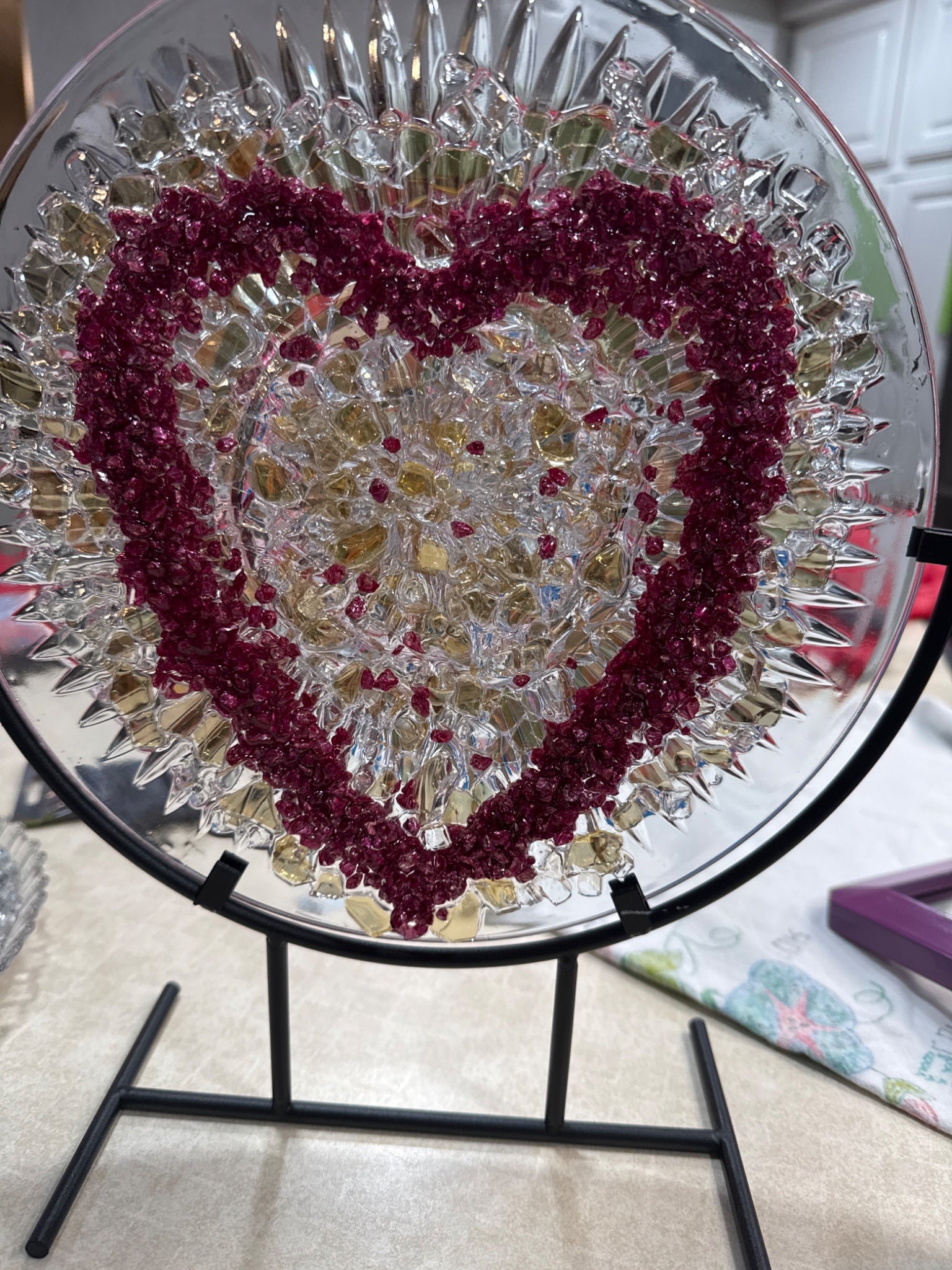 Heart on plate  - 1