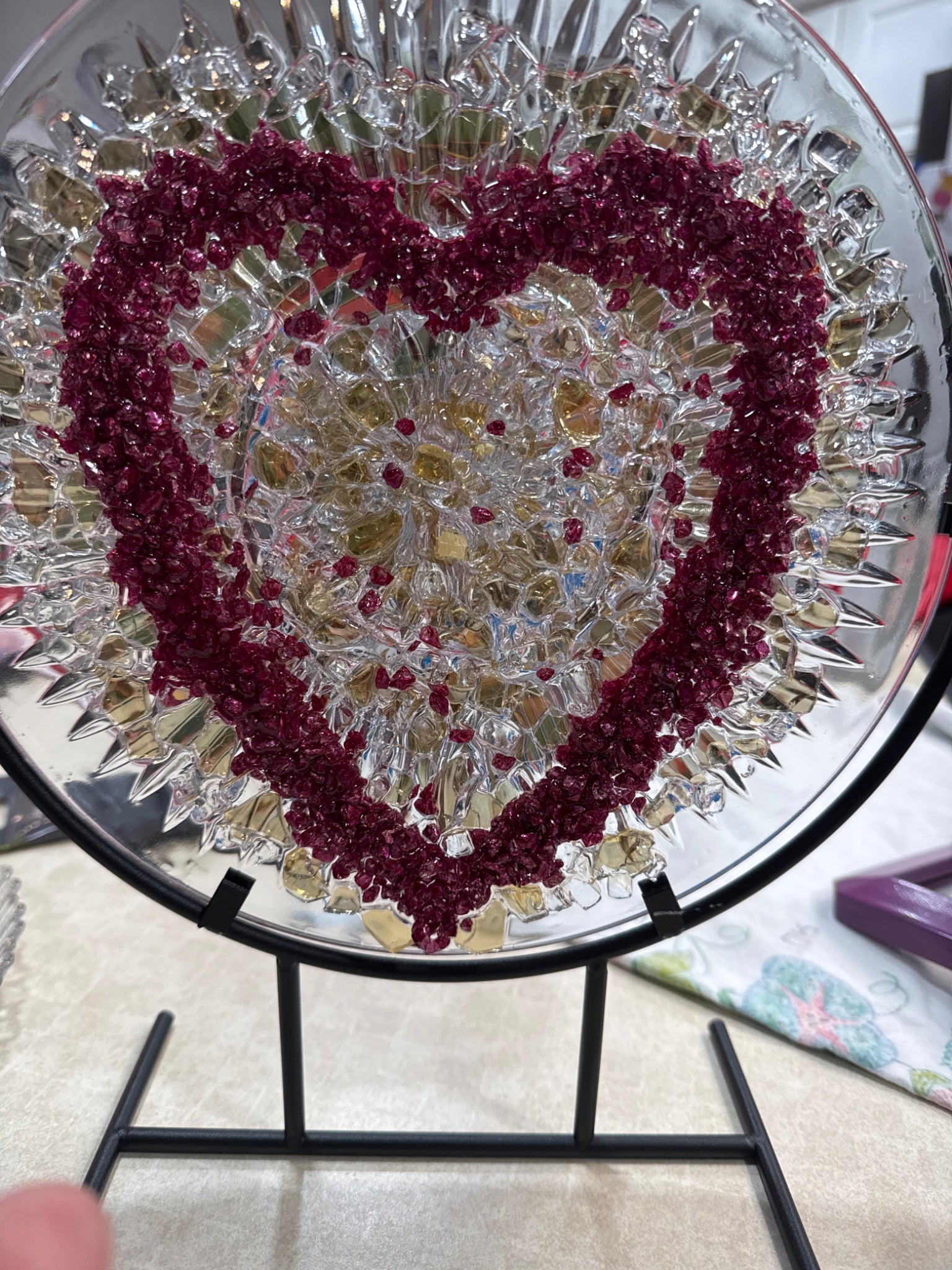 Heart on plate  - 2