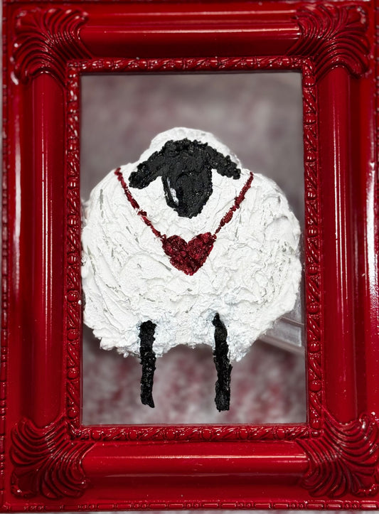 Sheep in red frame - 1