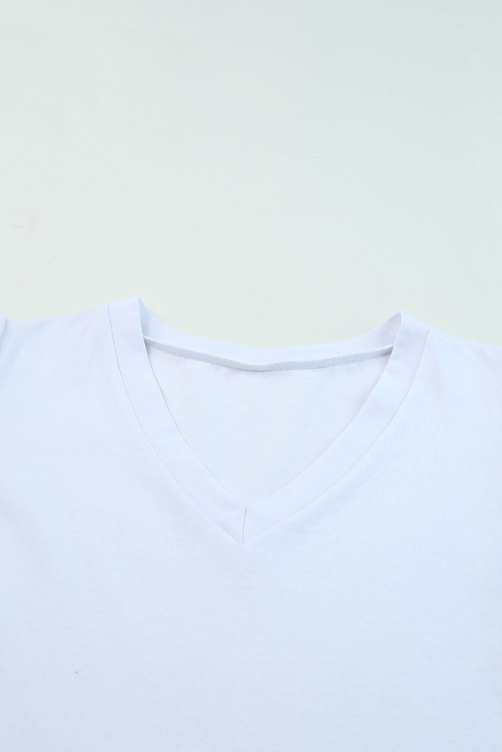 Puff Sleeve V-Neck T-Shirt