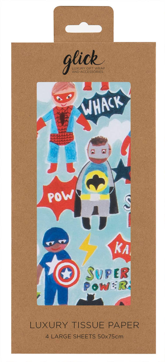 TISSUE PS JNRS SUPERHEROES