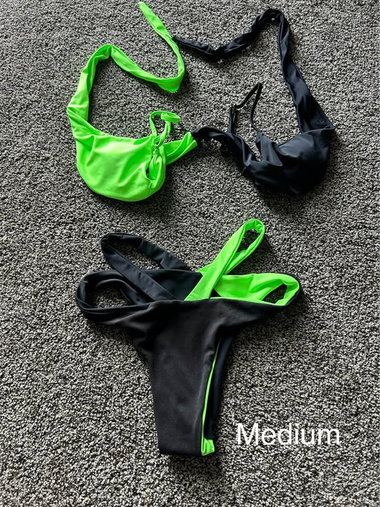Jlb - Black Green Swimsuit