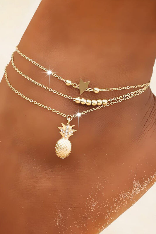 Alora Pineapple Anklet