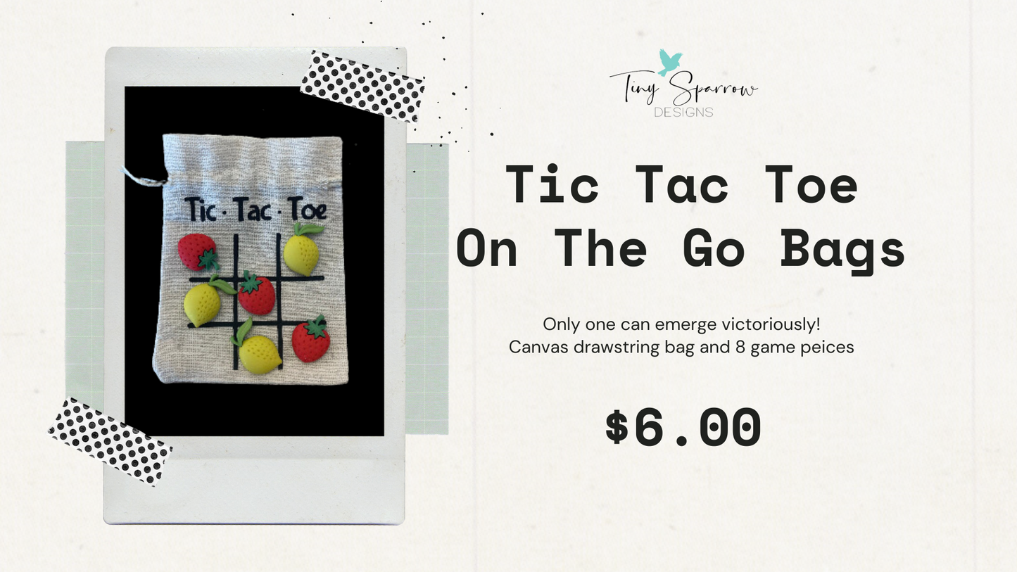 Tic Tac Toe Bag