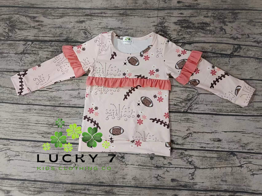 Floral Football Top