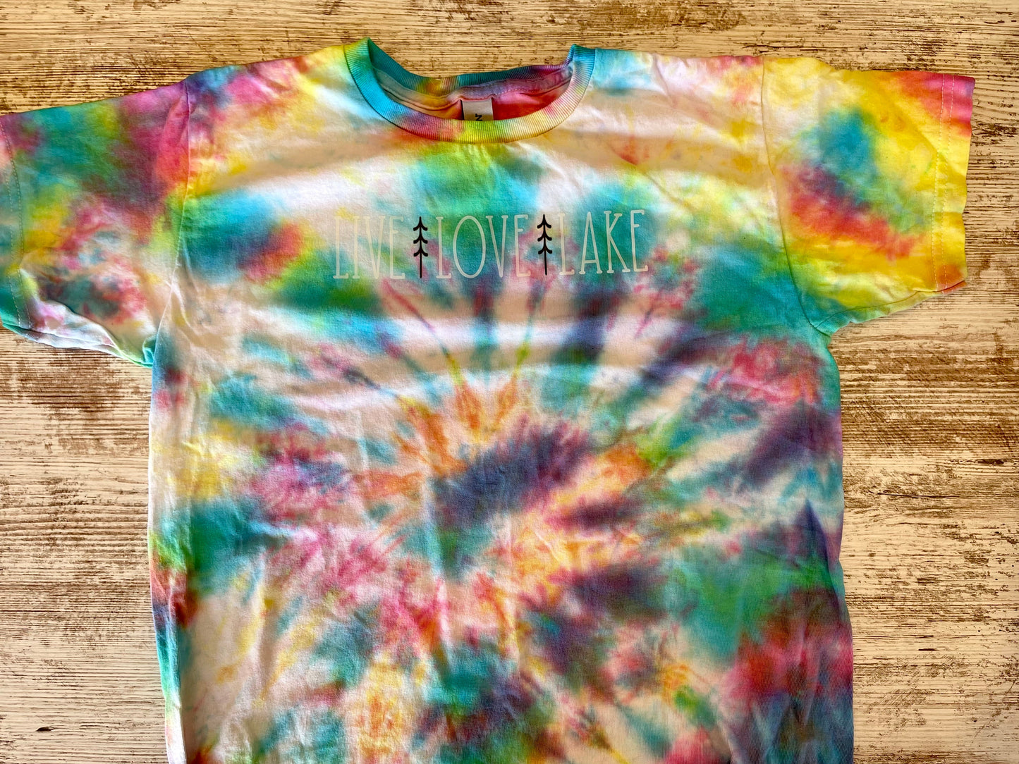 Live Love Lake Tie Dye Graphic Tee