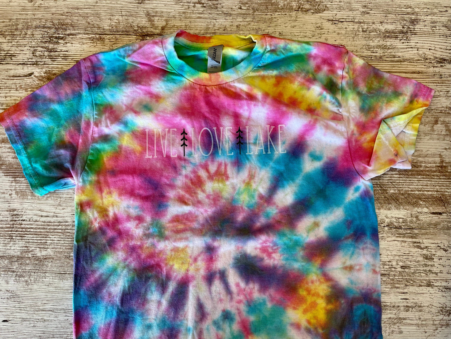 Live Love Lake Tie Dye Graphic Tee