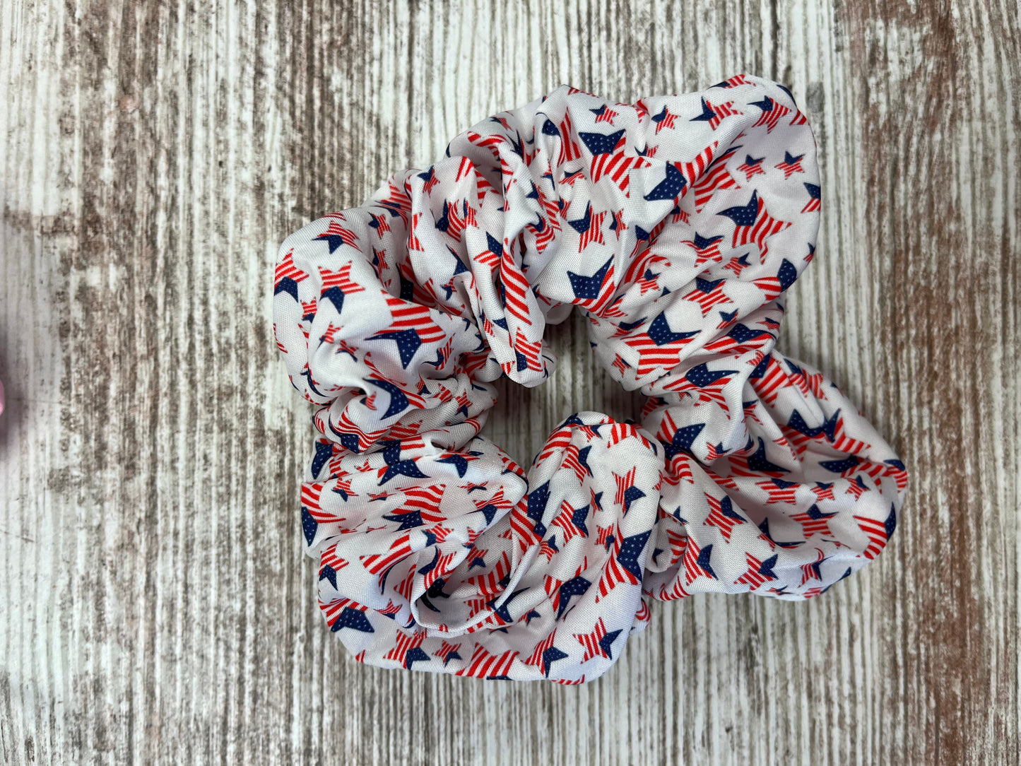 USA Theme Printed Scrunchie