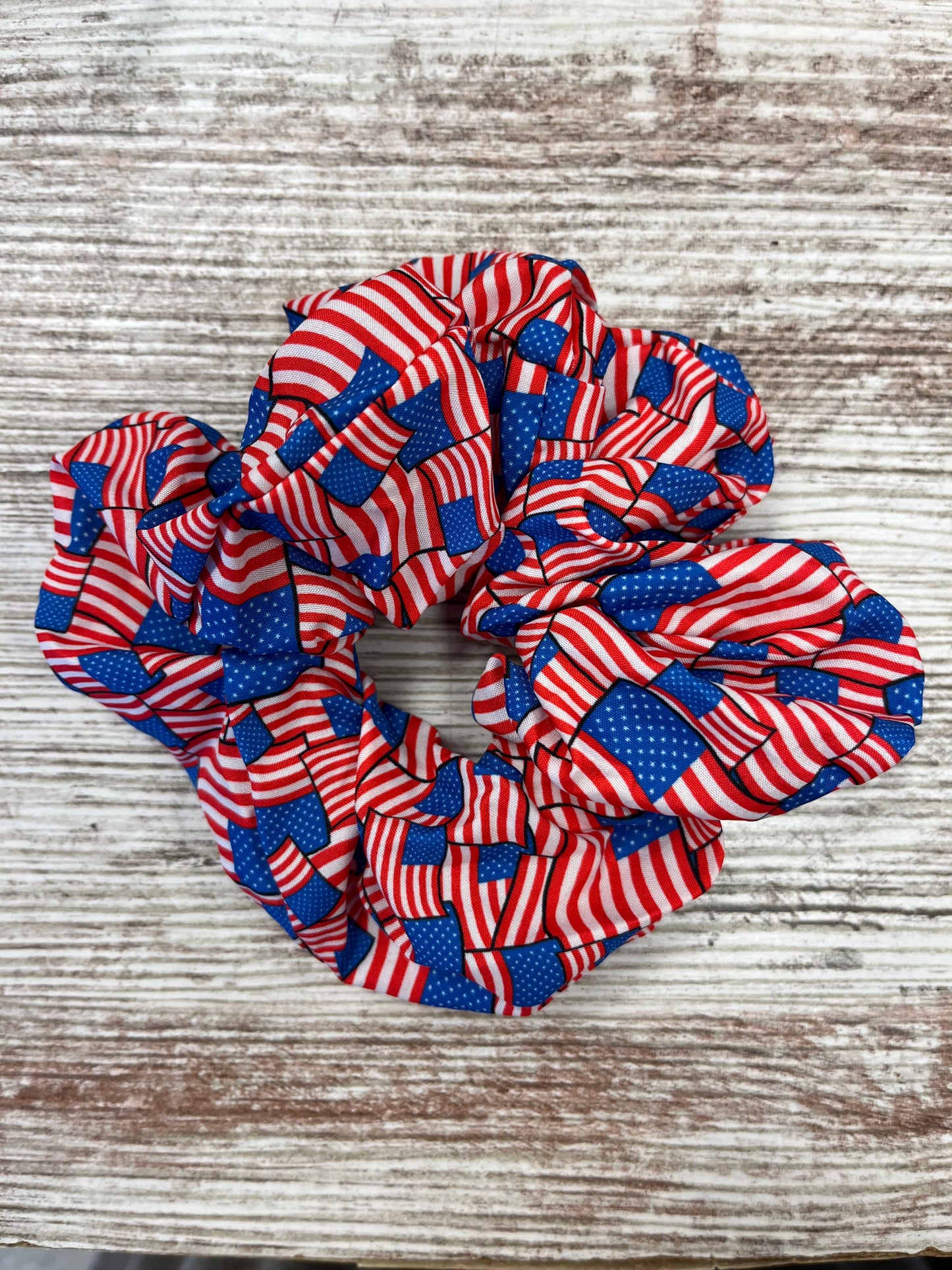 USA Theme Printed Scrunchie