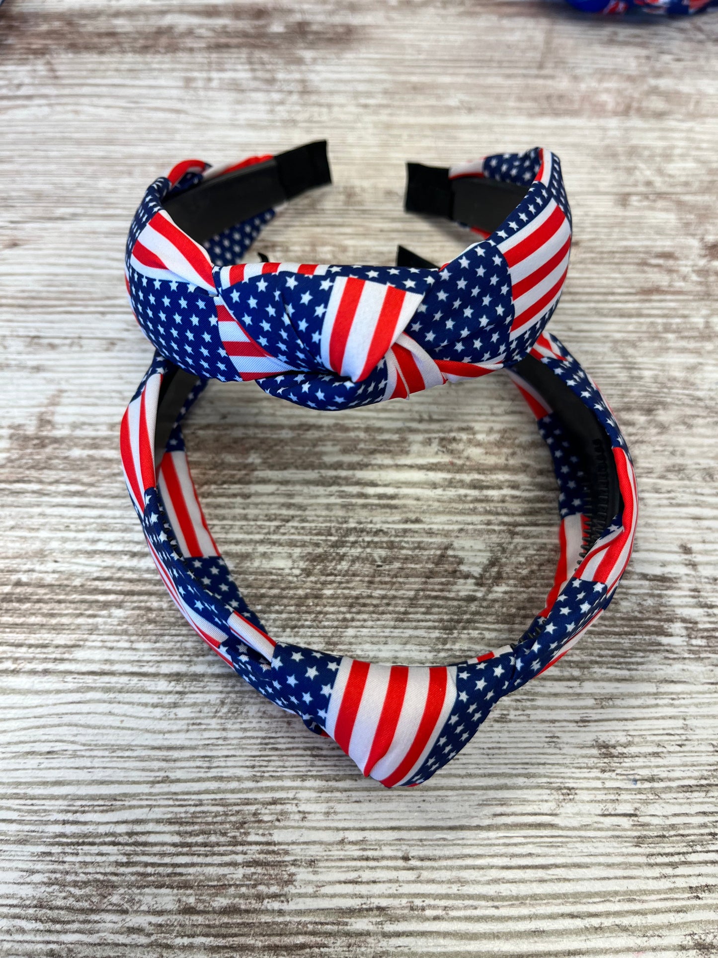 USA Flag American Patriotic Twisted  Headband