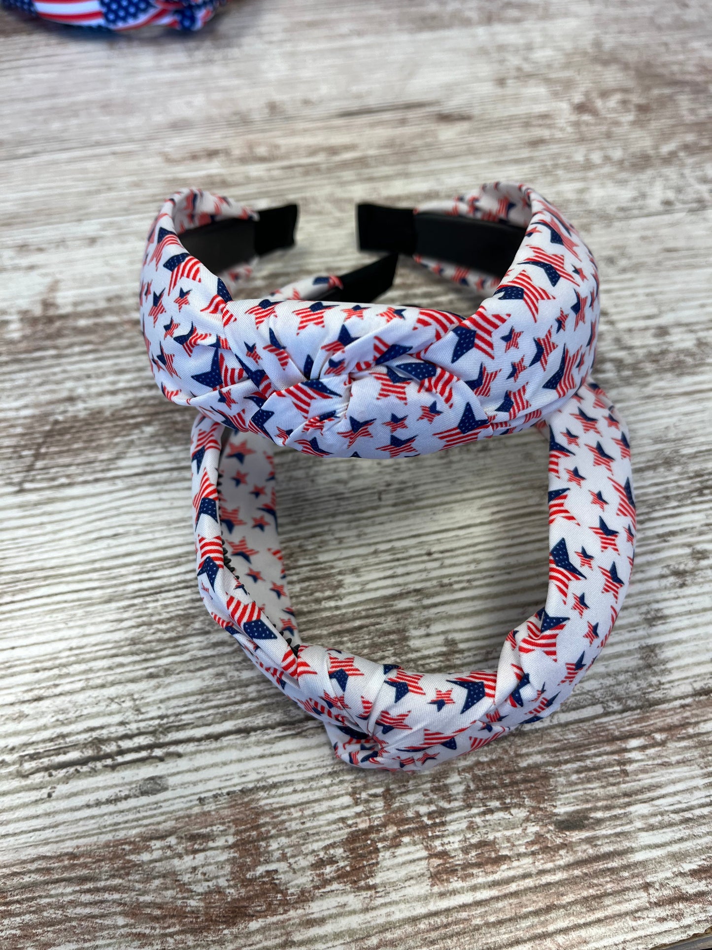 USA Flag American Patriotic Twisted  Headband