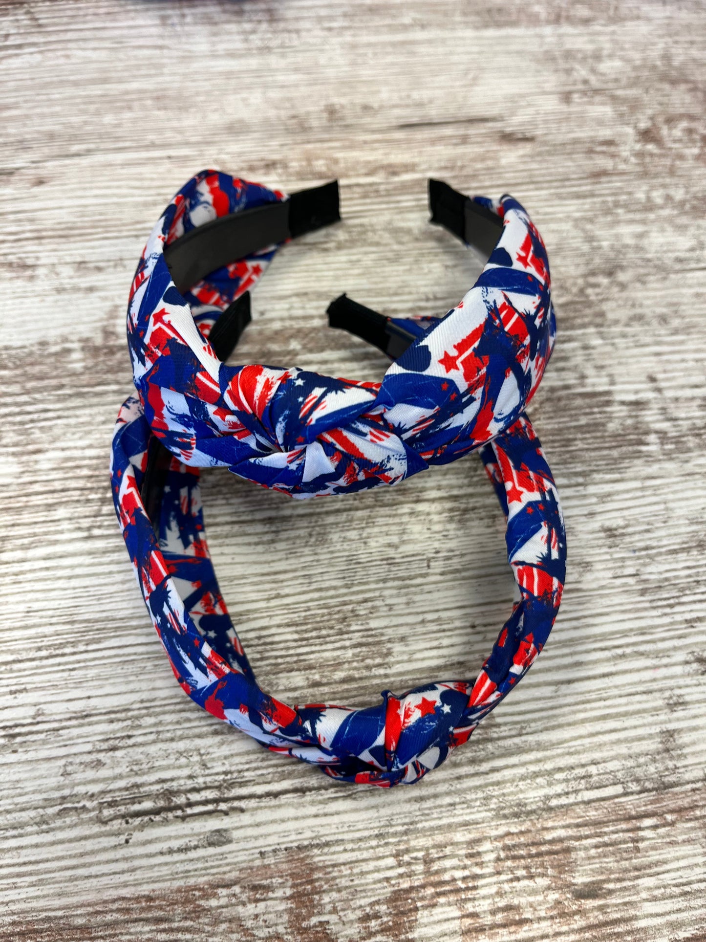 USA Flag American Patriotic Twisted  Headband