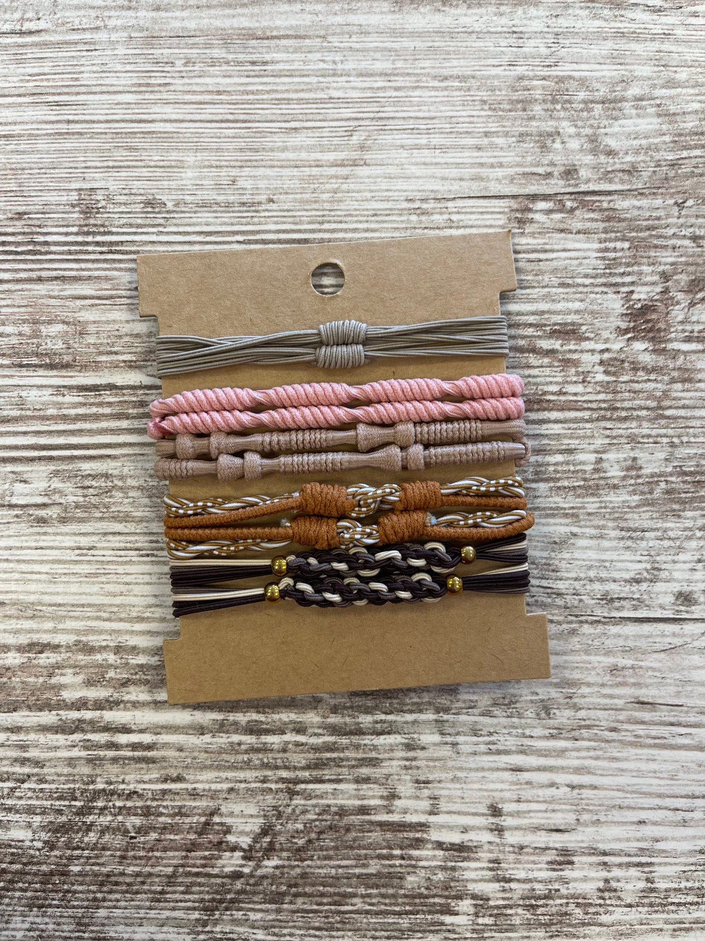 Boho Hair Tie Set (10pc) Neutrals