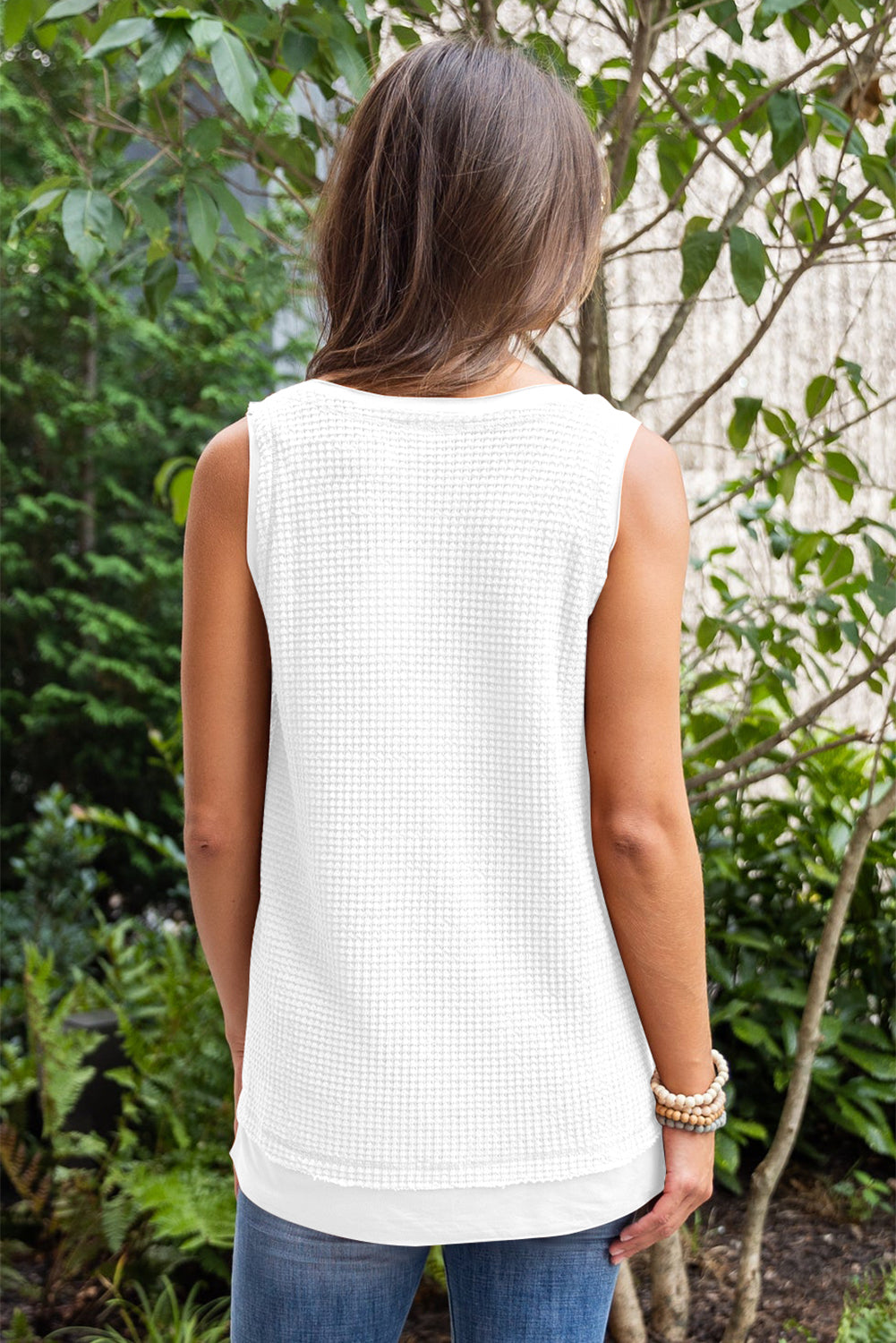 Flowy Waffle Weave Tank