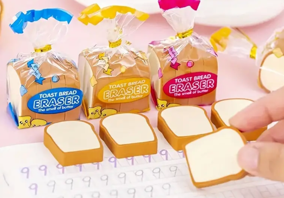 Toast Bread or Biscuit Eraser