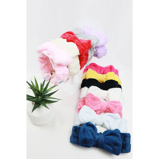 Solid Shower Headwrap: Assorted Colors