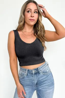 Arya Ribbed Crop Top