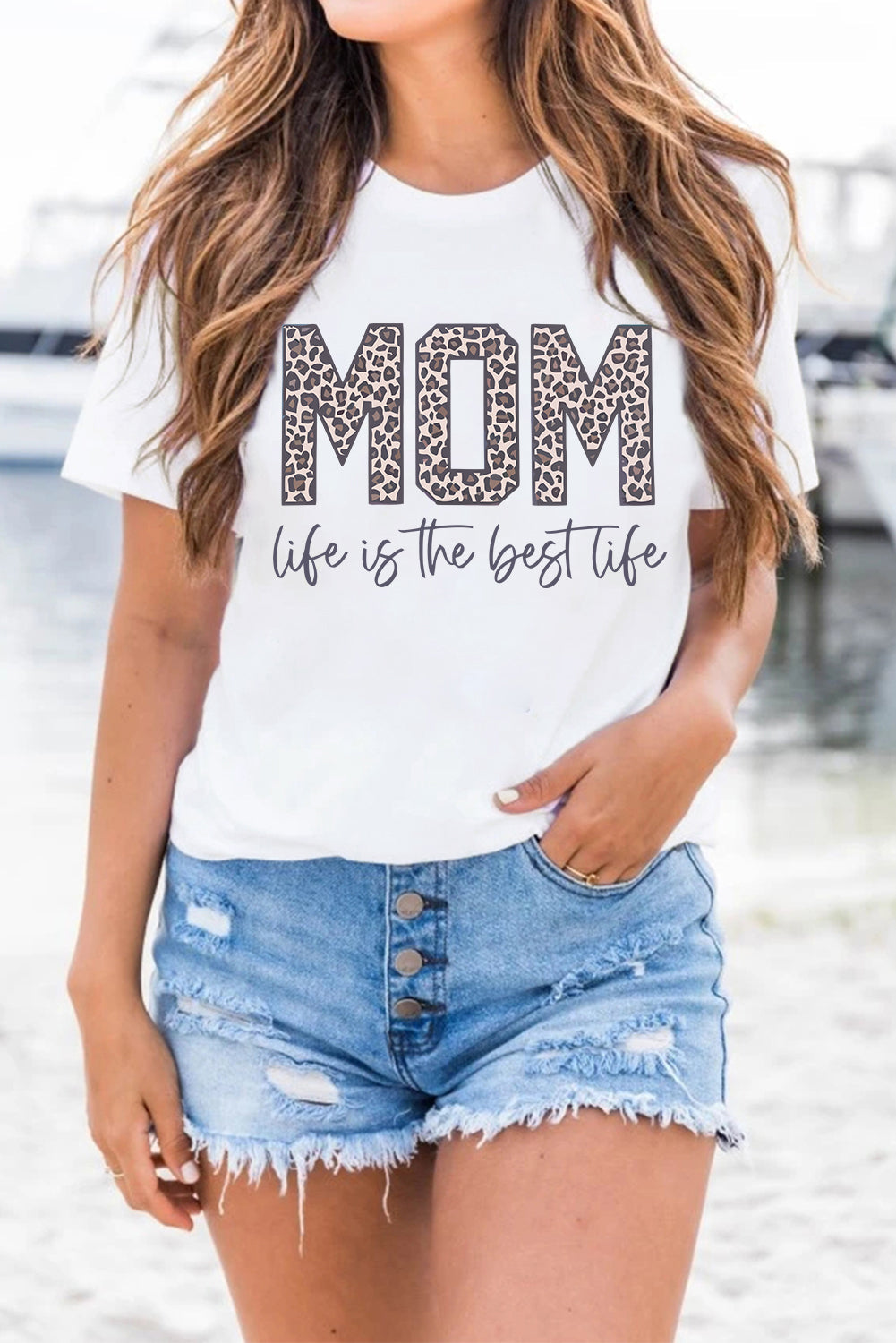 MOM life is the best life Graphic T Shirt
