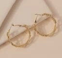 TWIST HOOP EARRINGS