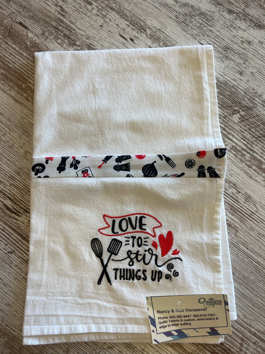 Love to stir things up - Dish Towel 275A