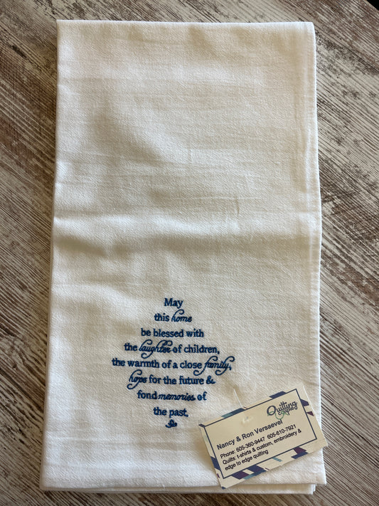 May this home be blessed with Laughter... - Dish Towel 288