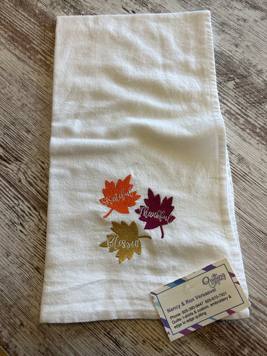 Fall Leaves - Dish Towel 279A