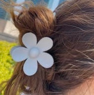 Flower 3" Hair Clips- Matte Hair Claw