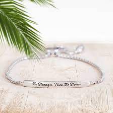 Stronger Than The Storm Adjustable Bracelet