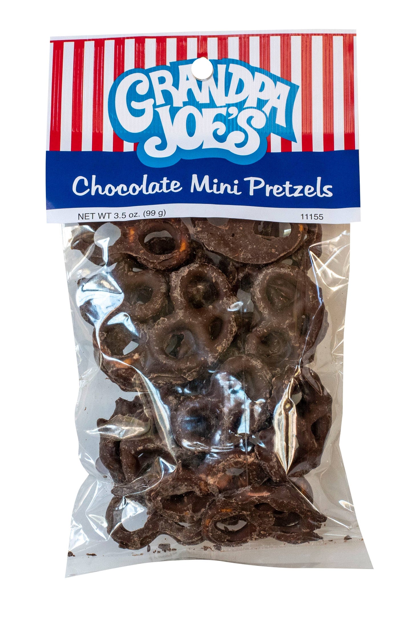 Grandpa Joe's Peg Bags, Choc Covered Mini Pretzel ,12 Ct